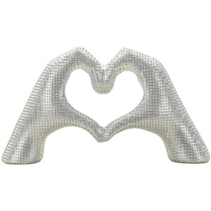 Rzeźba Lover Silver Polyresin srebrna 25x7.5x13.5 cm...