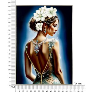 Mauro Ferretti Obraz na ścianę Isabel z ramą 72x4x102 cm