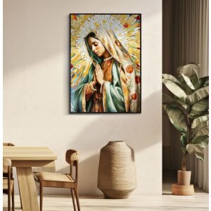 Mauro Ferretti Obraz Madonna z ramą 72x4x102 cm