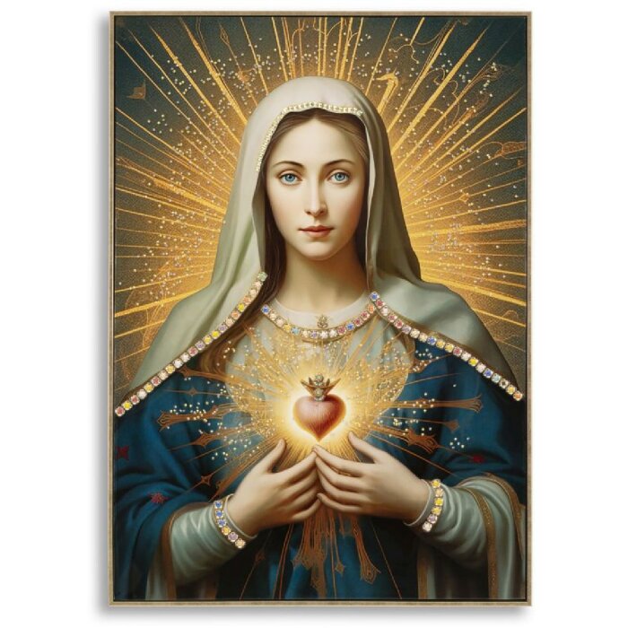 Mauro Ferretti Obraz Madonna w ramie 72x4x102 cm
