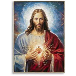 Mauro Ferretti Obraz Jesus z ramą 72x4x102 cm