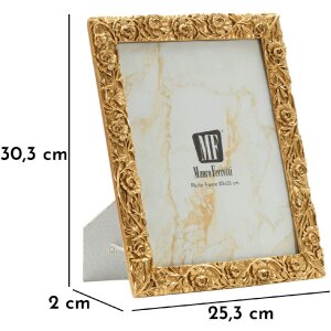 Mauro Ferretti Ramka na zdjęcia Mak 20x25 cm złota