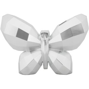 Mauro Ferretti Waza Motyl 22,5x8x15 cm srebrna
