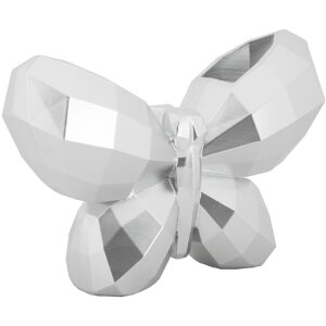 Mauro Ferretti Waza Motyl 22,5x8x15 cm srebrna