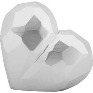 Mauro Ferretti Waza Sercem 19x9x18 cm srebrna