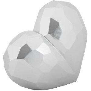 Mauro Ferretti Waza Sercem 19x9x18 cm srebrna