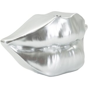 Mauro Ferretti Waza Usta 23x8x12 cm srebrna