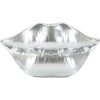 Mauro Ferretti Waza Usta 23x8x12 cm srebrna