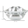 Mauro Ferretti Waza Usta 23x8x12 cm srebrna