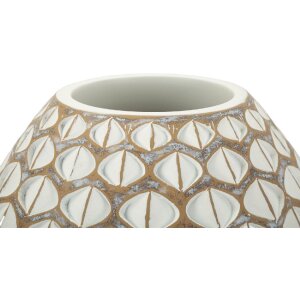 Mauro Ferretti Wazon Tibet Ø 27x27 cm biel prana