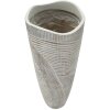 Mauro Ferretti Wazon Holzig 19x55 cm biel