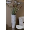 Mauro Ferretti Wazon Holzig 19x55 cm biel