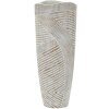 Mauro Ferretti Wazon Holzig Ø 18x45 cm biel prana