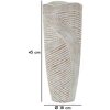 Mauro Ferretti Wazon Holzig Ø 18x45 cm biel prana