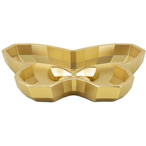Miseczka dekoracyjna Motyl złota 20,5x17,5x3 cm poliresyna