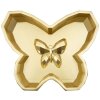 Miseczka dekoracyjna Motyl złota 20,5x17,5x3 cm poliresyna