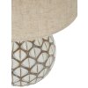 Mauro Ferretti Lampa stołowa Tibet Ø35x52 cm White Wash