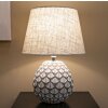 Mauro Ferretti Lampa stołowa Tibet Ø35x52 cm White Wash