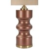 Rosenthal Lampa stołowa szklana brązowa złota Ø40.5x69.5cm E27