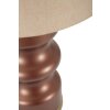 Rosenthal Lampa stołowa szklana brązowa złota Ø40.5x69.5cm E27