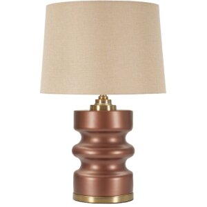 Rosenthal Lampa stołowa szklana brązowo-złota...