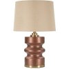 Rosenthal Lampa stołowa szklana brązowo-złota Ø36.5x56.5cm E27 max 40W
