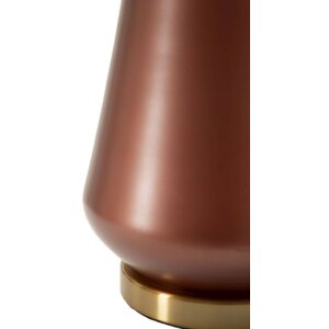 Rosenthal Lampa Stołowa Szkło Brąz Złoto 35,5x65cm