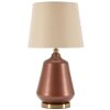Rosenthal Lampa Stołowa Szkło Brąz Złoto 35,5x65cm