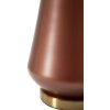 Rosenthal Lampa Stołowa Szkło Brąz Złoto 35,5x65cm