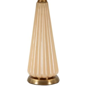 Lampa stołowa Perly Ø36,5x68,5cm - Szkło, Złoto, Abażur