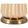 Lampa stołowa Perly Ø36,5x68,5cm - Szkło, Złoto, Abażur