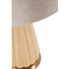 Lampa stołowa Perly Ø36,5x68,5cm - Szkło, Złoto, Abażur