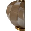 Lampa stołowa Praga szkło żelazo brązowo-złota 40,5x57cm E27