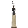 Clayre & Eef Figurka Dekoracyjna Sarenka 86cm Brązowo-Beżowa