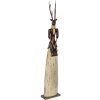 Clayre & Eef Figurka Dekoracyjna Sarenka 86cm Brązowo-Beżowa