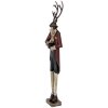 Clayre & Eef Figura Dekoracyjna Jeleń Barokowy 83cm Brązowo-Złota