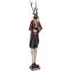 Clayre & Eef Figura Dekoracyjna Jeleń Barokowy 83cm Brązowo-Złota