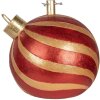 Clayre & Eef 6MG0152 Podstawa pod choinkę Czerwono-Złota 43x40x41 cm
