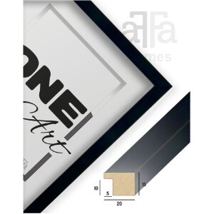 FramesFactory Ramka na zdjęcia Hekla 42x59,4 cm czarna