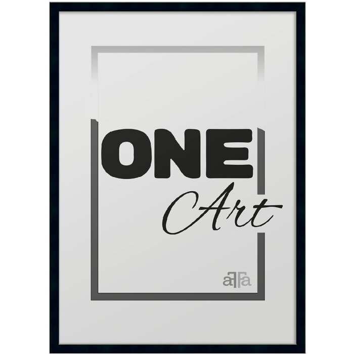 FramesFactory Ramka na zdjęcia Hekla 50x70 cm czarna