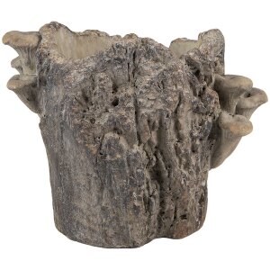 Clayre & Eef Doniczka Pień Drzewa Brąz Beż 24x18x18 cm