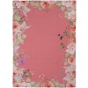 Clayre & Eef Ścierka kuchenna 50x70 cm – Floralny wzór w różu
