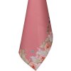 Clayre & Eef Ścierka kuchenna 50x70 cm – Floralny wzór w różu