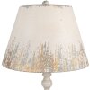 Clayre & Eef Lampa Stołowa Vintage 36x70cm Beżowo-Szaro-Złota