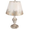 Clayre & Eef Lampa Stołowa Ø36x55cm Beżowo-Szara Vintage