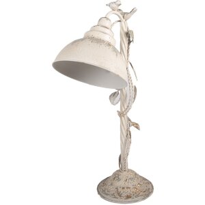 Clayre & Eef Lampa Stołowa Beżowo-Szara Vintage 35x19x62cm