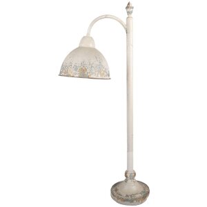 Clayre & Eef Lampa Stołowa Vintage Beżowo-Szara 36x20x77 cm