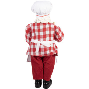 Clayre & Eef Święty Mikołaj Piekarz 45 cm