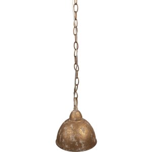 Clayre & Eef Lampa Wisząca Vintage Ø20x22cm E14 Złota
