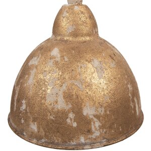 Clayre & Eef Lampa Wisząca Vintage Ø20x22cm E14 Złota
